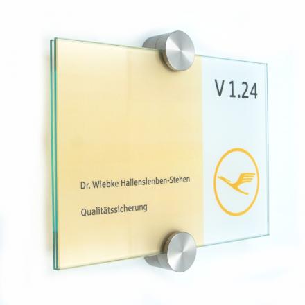 Türschild VITRUM Point 200/130/P2